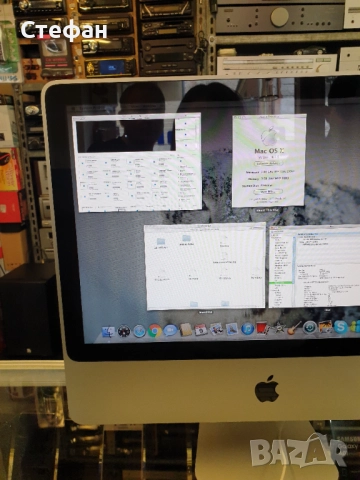 Apple iMac A1224 All-In-One PC MAC OS X Version 10.6.8 В отлично техничеслко и визуално състояние. В, снимка 10 - За дома - 51983731