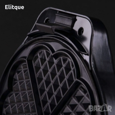 Гофретник Rosberg, 1200W, 5 гнезда, Черен, снимка 4 - Други - 52889142