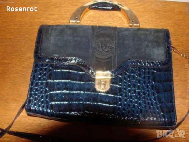  Луксозна италианска чанта естествена кожа РАЗПРОДАЖБА , снимка 3 - Чанти - 21174680