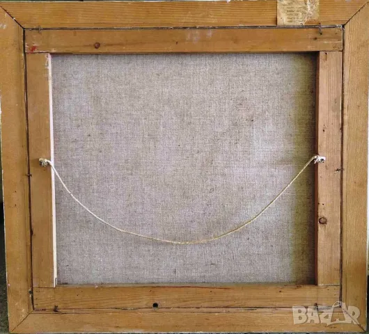 МИТКО ДИМИТРОВ СТАРА БЪЛГАРСКА МАСЛЕНА КАРТИНА - ЕСЕН В ПЛОВДИВ, снимка 4 - Антикварни и старинни предмети - 48891990