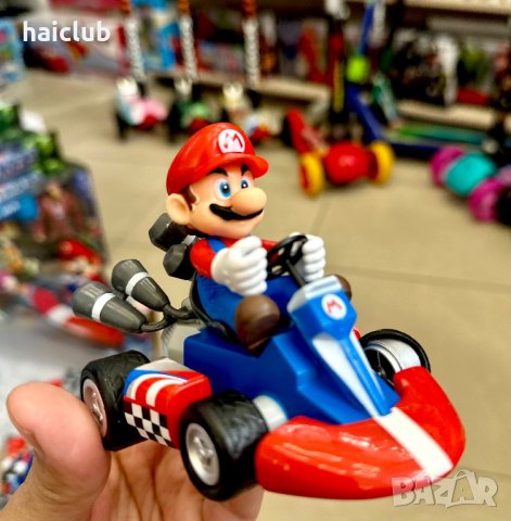 Super Mario фигура с кола/Супер Марио/Super Mario  играчки