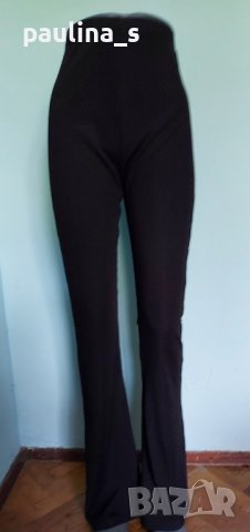 Еластичен панталон с широки крачоли "Top shop" / голям размер , снимка 1 - Панталони - 36831171