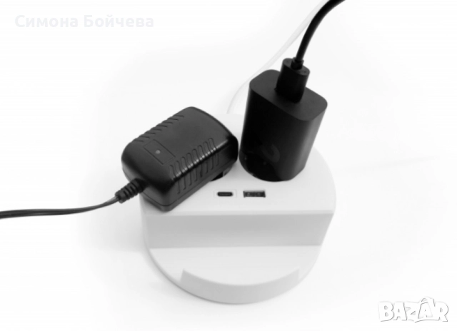 Technaxx, Настолно гнездо за мобилен телефон, 2 x 230V и 2 USB порта, снимка 3 - Други - 52807258
