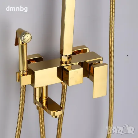 Душ система със смесител в златно 811-C, снимка 3 - Душове - 47503897