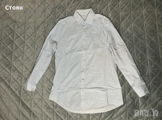Мъжки ризи Calvin Klein s размер комплект, снимка 10 - Ризи - 56144213