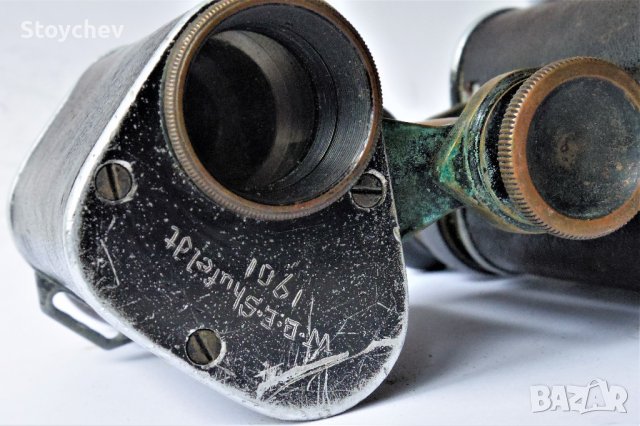 Колекционерски бинокъл C.P. Goerz Berlin D.F. 99 7x20 1900г., снимка 7 - Други ценни предмети - 40319650