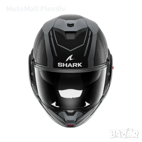 Каска Shark Oxo Rydger Mat Anthracite Blue Black, снимка 3 - Аксесоари и консумативи - 50582237