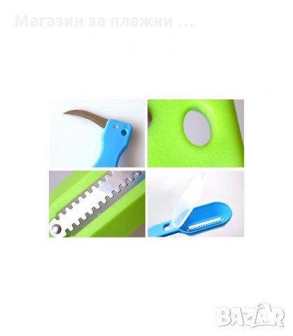 КОМБИНИРАН ПРИБОР ЗА ЧИСТЕНЕ НА РИБА - код 1825, снимка 7 - Аксесоари за кухня - 34241655