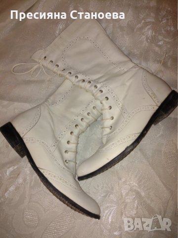 Ботуши 100 % кожа + вата отвътре , снимка 1