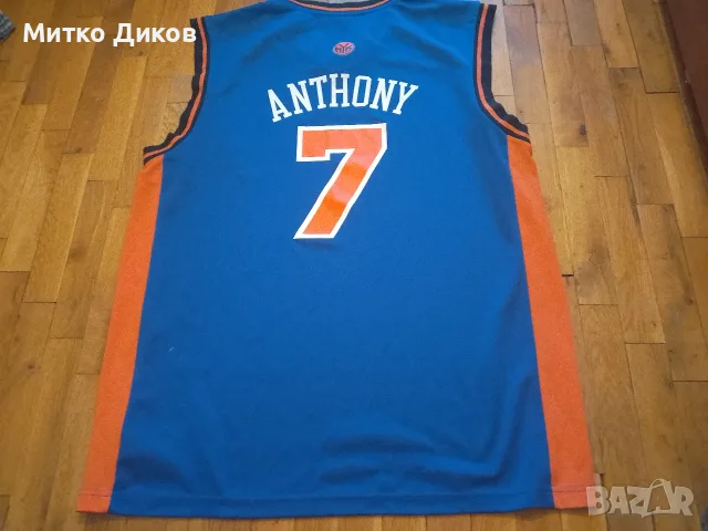 Carmelo Anthony New York Knicks NBA Jersey  #7 баскетболна тениска маркова на Адидас размер Л, снимка 5 - Баскетбол - 55976925