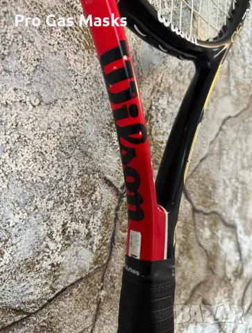 Професионална Тенис Ракета Tennis Racquet Wilson BLX Six One 95 sq inches 309 grams Grip 3 4 3/8 Нап, снимка 2 - Тенис - 49392516