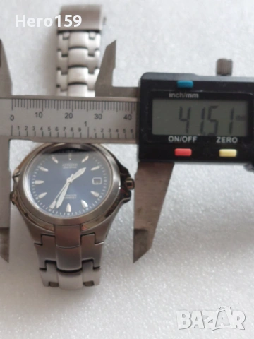 Мъжки часовник Ситизeн-Citizen Eco-Drive Super Titanium., снимка 10 - Мъжки - 54279234