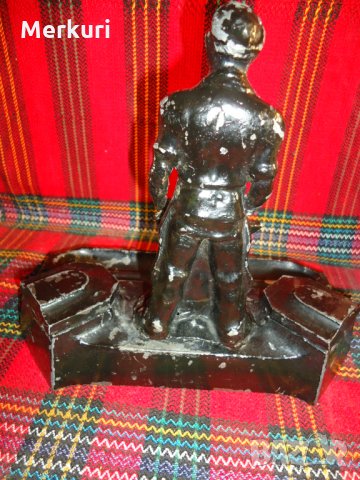 Стара мастилница с фигура - Рачо Ковача, снимка 4 - Колекции - 29410573