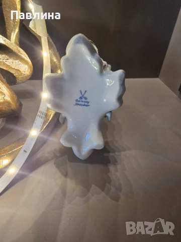Свещник дрезденски порцелан, снимка 13 - Декорация за дома - 52407023