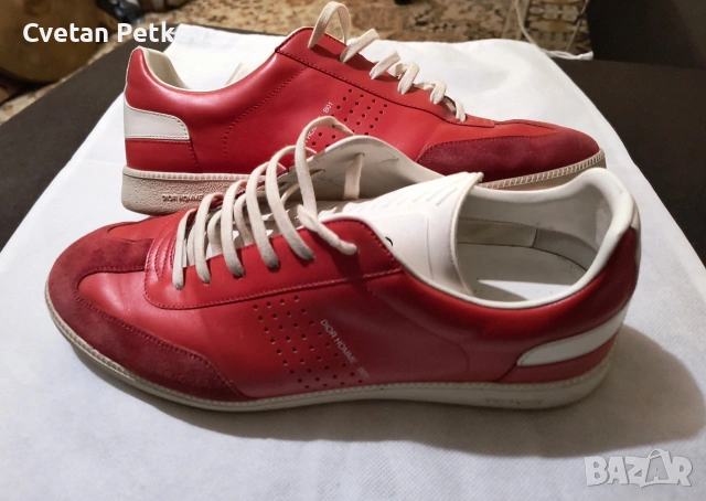 Продавам кожени кецове DIOR , GiVENCHY , VERSACE , снимка 5 - Кецове - 53173331