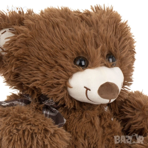 Плюшено мече с каре сърце за Свети Валентин 38 см_1245397, снимка 3 - Плюшени играчки - 53370759