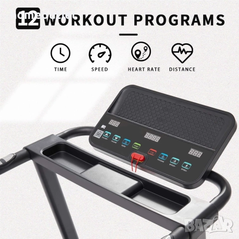 Сгъваема пътека за бягане LONTEK PBJ-P5, снимка 6 - Фитнес уреди - 52521416