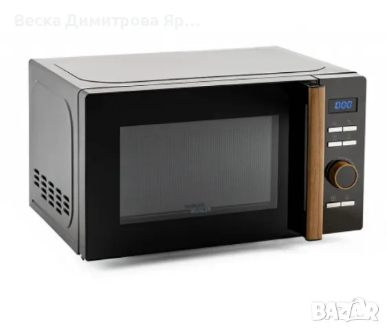 Микровълнова фурна 20L,черна, дигитална, снимка 5 - Микровълнови - 47895950