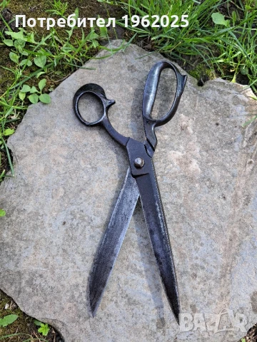Стара ножица Mann & federlein Solingen, снимка 4 - Антикварни и старинни предмети - 50525367
