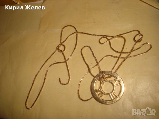 ДВА НЕЖНИ АРТ МЕДАЛЬОНА СРЕБРИСТ и с ПОЗЛАТА и ФАСЕТИРАНИ КРИСТАЛИ 31345, снимка 9 - Колиета, медальони, синджири - 38035093