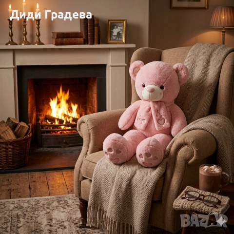 Голямо плюшено мече, снимка 8 - Плюшени играчки - 54100836