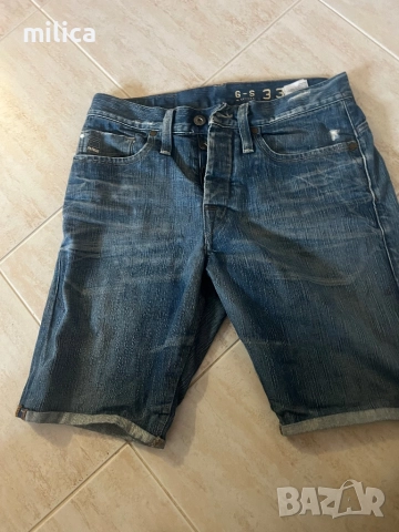 Мъжки дънки G-star, снимка 2 - Къси панталони - 52587289
