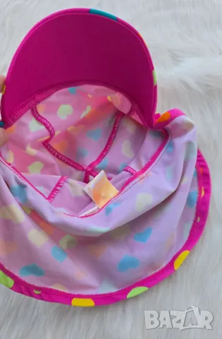 Плажна шапка със UV защита  1-3 години, снимка 3 - Шапки, шалове и ръкавици - 50276357