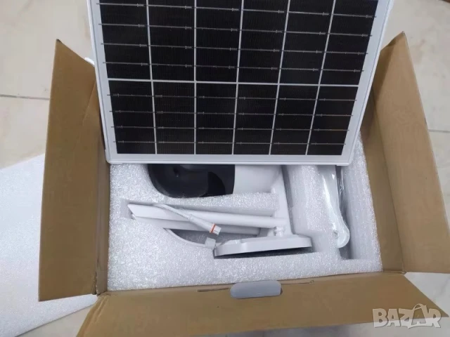 Външна 4G соларна въртяща се камера с панел, SIM карта, 10MP, Детектор на движение, снимка 4 - HD камери - 51060815