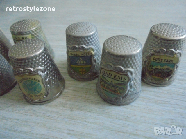 № 8449 Стари метални напръстника - 13 броя  , снимка 4 - Други ценни предмети - 53134513