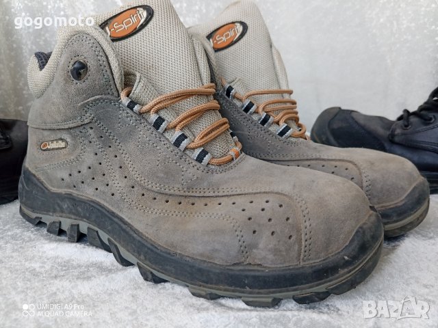кубинки работни Ergos® Montana 3 Black Leather Composite Safety BOOTS ,100% естествена кожа, снимка 9 - Други - 42758014