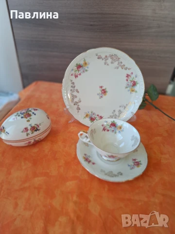 Троен порцеланов сет, снимка 2 - Чаши - 50955592