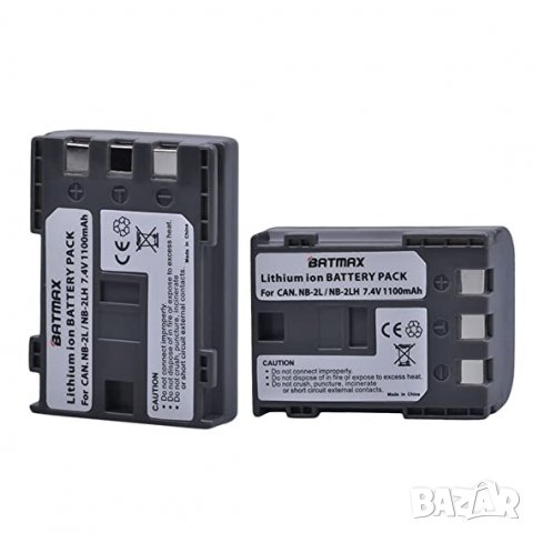 Батерия за Canon NB-2L, NB 2L, NB2L, NB-2LH, NB 2LH, NB2LH, Rebel XT XTi 350D, 400D, G9 G7 S80 S70S3, снимка 2 - Батерии, зарядни - 30465250