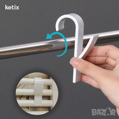 Куки за радиатор 6 броя, снимка 5 - Други стоки за дома - 53957047