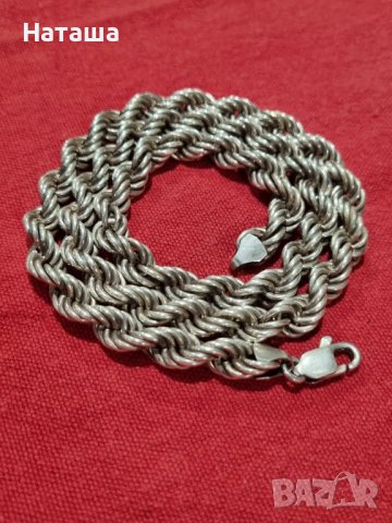 Сребърен синджир въже 925 