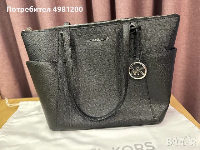 Нова оригинална черна чанта Michael Kors, снимка 3 - Чанти - 56538222