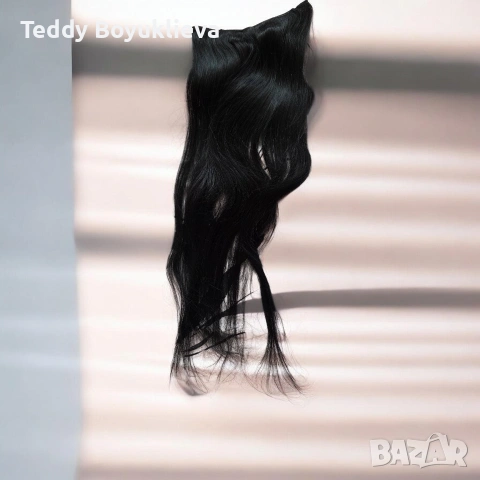 Естествена коса черна, снимка 3 - Аксесоари за коса - 54289265