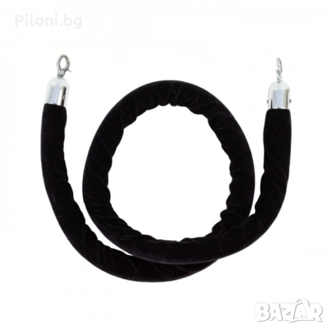 Въже за ограничителна стойка със златисти или хромирани краища и куки, снимка 9 - Друго търговско оборудване - 52813639