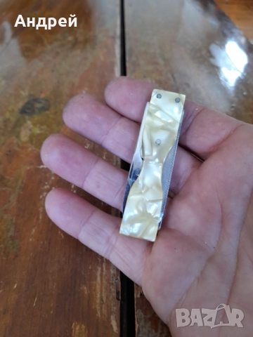 Стар Дамски джобен нож,инструменти за нокти, снимка 3 - Други ценни предмети - 51911824