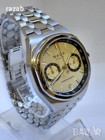 Naga Time Bi-Compax Granturismo Chronograph"DAKAR", снимка 8 - Мъжки - 54045299