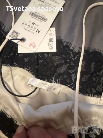 Топ тениска zara , снимка 3 - Тениски - 55806546