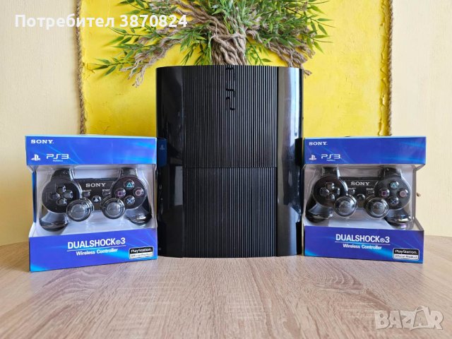 PlayStation 3 PS3 ПС3 1TB/1000GB+200 игри+2 Нови Джойстика+Гаранция