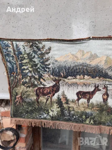 Старинен ковьор,покривка за стена #273, снимка 3 - Антикварни и старинни предмети - 47728061