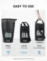 Водоустойчива раница Lamicall Dry Bag - [Джоб с цип] 10L/20L водоустойчива чанта с капак на колела, снимка 6