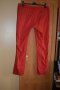 Пролетно - есенен памучен червен панталон, снимка 2