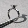 Сребро с лилав камък , снимка 3