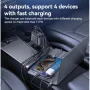 12V Зарядно за автомобил Yesido Y63 / USB QC 3.0 30W , PD 30W / комплект 2 кабелa Type-C 60W/ Lightn, снимка 4