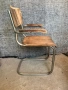 Стар стол Thonet S43 с подлакътници, проектиран от Март Щам, снимка 2