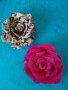 Подарък/Брошки 3Д - цветя: циклама и тигрова шарка, снимка 3