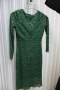 Зелена официална рокля, размер S, снимка 2