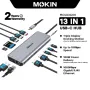 Многофункционална докинг станция MOKiN 13 в 1 USB C, снимка 1